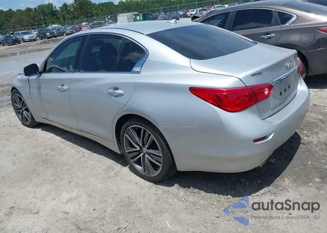 2015 Infiniti Q50 Premium from USA, damaged, VIN JN1BV7AP8FM344730